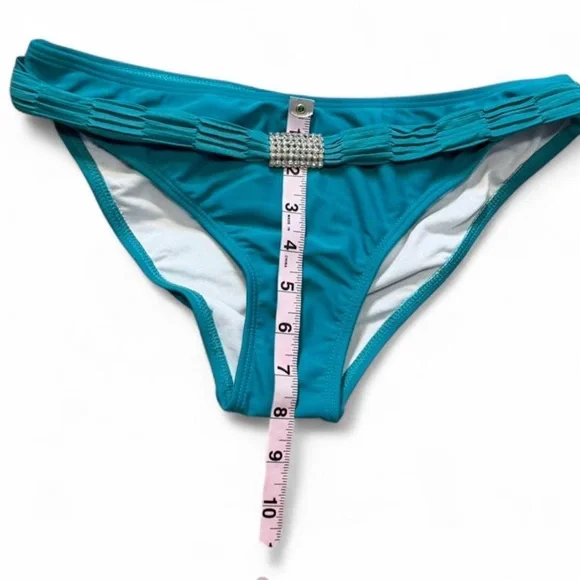 Teal Rhinestone Bikini - Picture 12 of 12